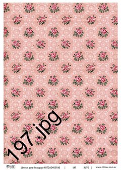Láminas para decoupage autoadhesivas A4 Modelo LD 197 - comprar online