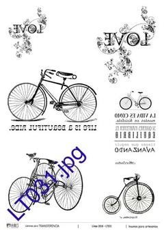 Láminas para transferencia Modelo LT 031 - comprar online