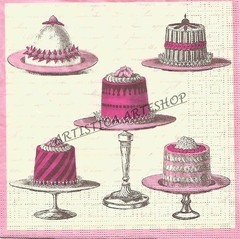 Servilletas para decoupage importadas 33x33cm Modelo PPD211