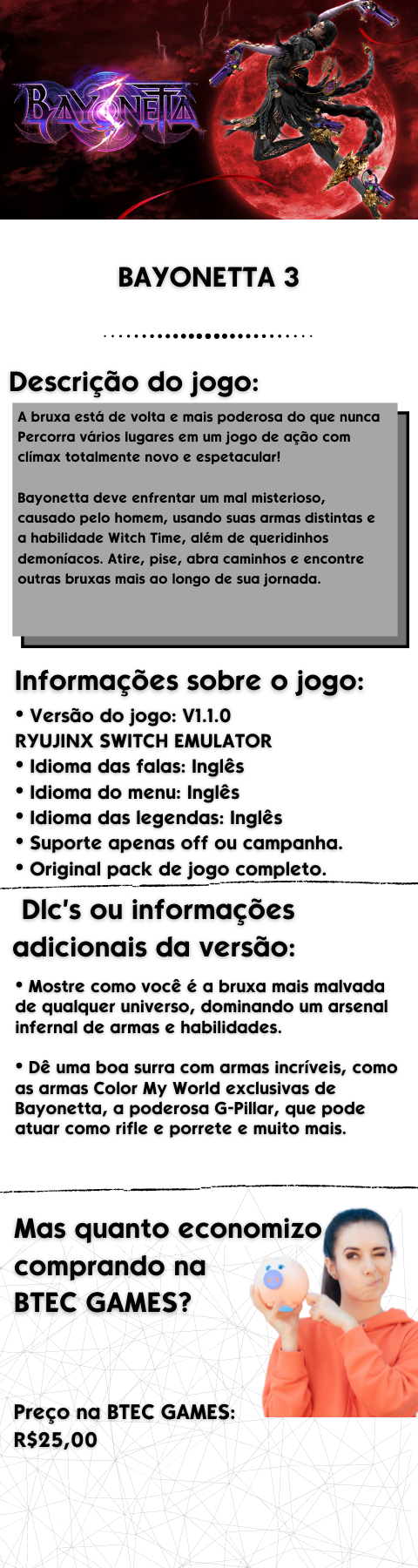 Preços baixos em Jogos de videogame de ação e aventura Bayonetta