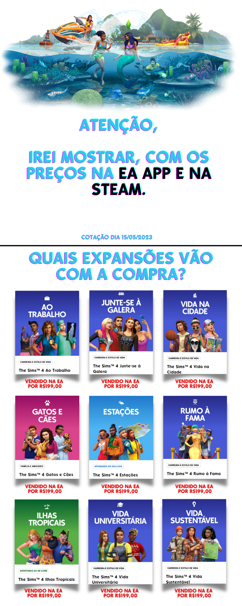 The Sims 4 Completo via EA/Origin ‣ 2023 JStore Games