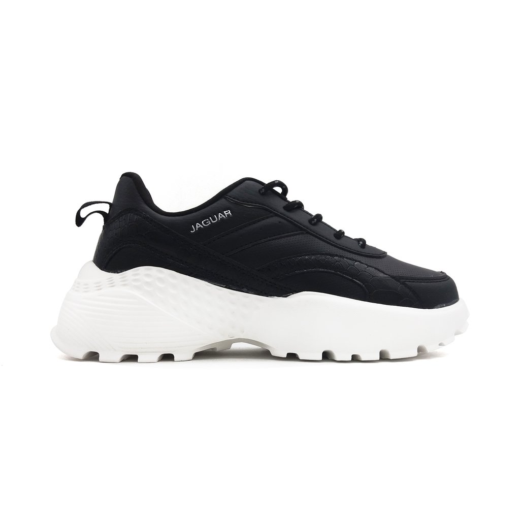Zapatilla Jaguar Eco Cuero Plataforma Cordon