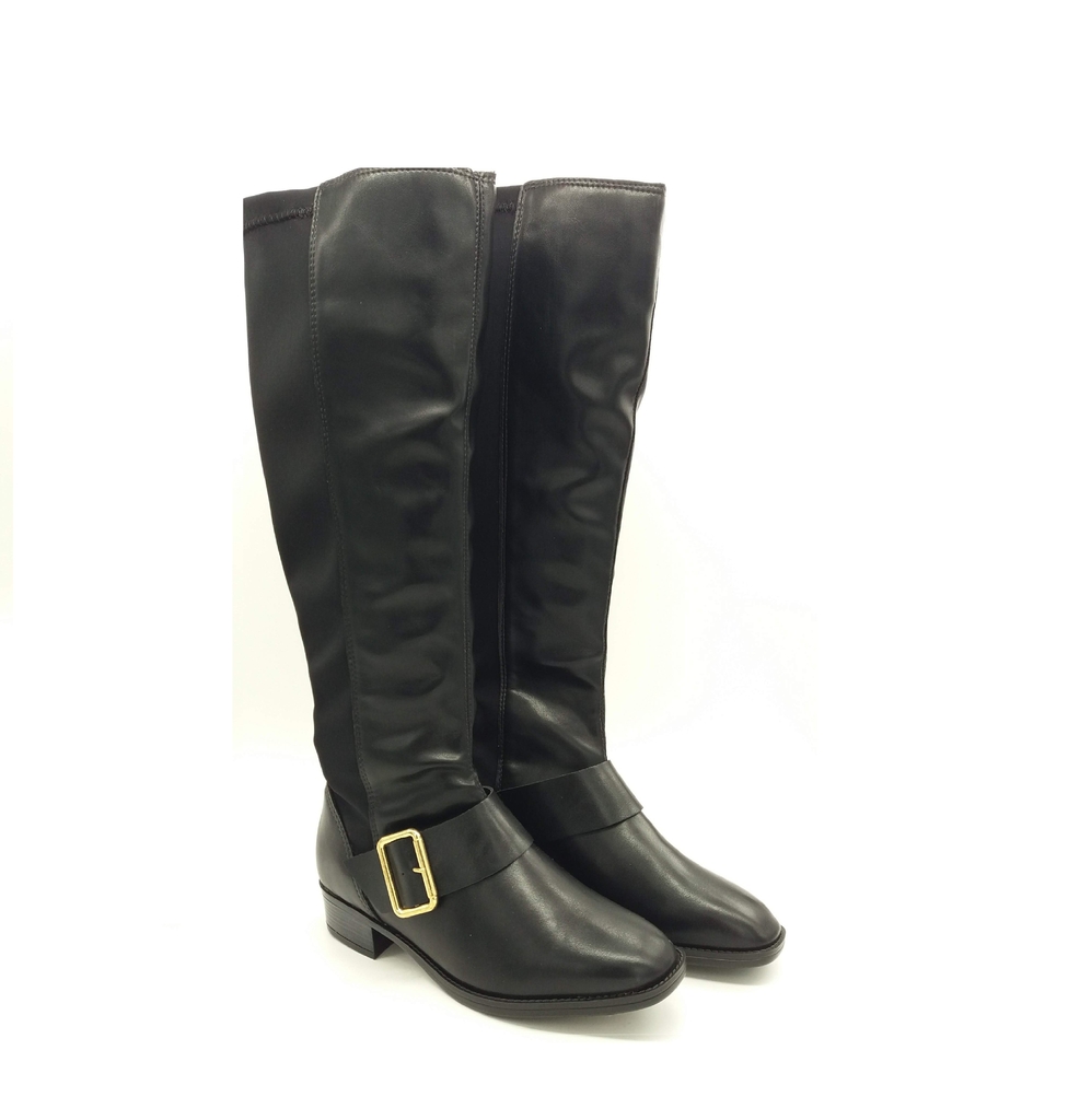 Bota De Montar Mujer Bucanera Elastizada Ajustable Cana alta
