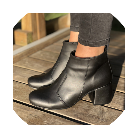 Botas Bucaneras Dama Taco Bajo Elastizadas Moda 6 Cm