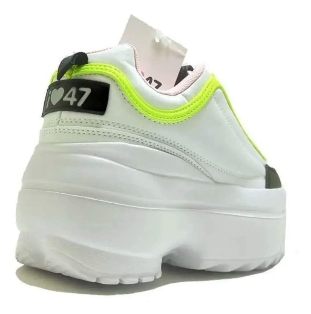 Zapatilla 47 Street Urbanas Plataforma Mujer