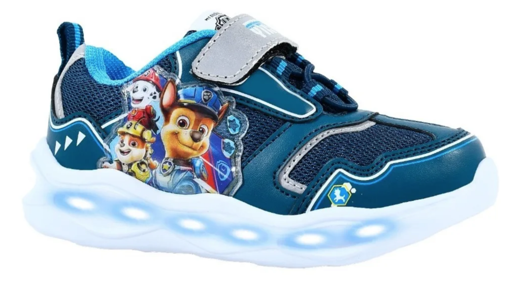 Zapatillas Footy Led Paw Patrol Nene Pop Con Luces Al Pisar