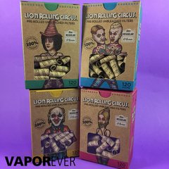 Filtros Pre Rolled Lion Rolling Circus - Vaporever - comprar online