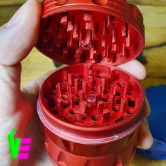 Picador Ranurado Metálico 60mm 4 partes - VaporEver - Vaporever
