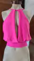 Blusa en V