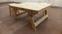 Imagen de Mesa Soho Plegable Baja 100x70 !!! Altura 50cm.!!!