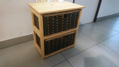 Organizador Canastero De Pino De 2 Canastos !!!! - comprar online