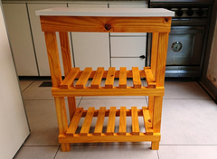 Mesa Arrime Auxiliar 70x30 - 2 Estantes, TONALIZADA !!!! en internet