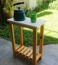Mesa Matera Fija Con Estante 45x25!!!!!! - comprar online