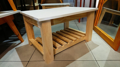 Mesa Ratona Clasica C/revistero 70x50 !!! Sin Tonalizar - comprar online