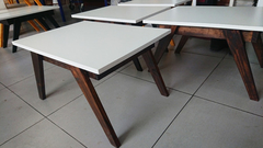 Mesa Ratona Nordica Escandinava 70x50 !! Color Nogal !! - SOHO DESIGN