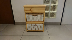 Organizador Pino 2 Canastos + Cajon !!! en internet