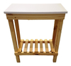 Mesa Auxiliar Cocina 70x30 - 1 Estante, Sin Tonalizar!!