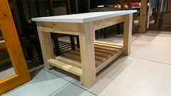 Mesa Ratona Clasica C/revistero 70x40 !!! Sin Tonalizar - comprar online