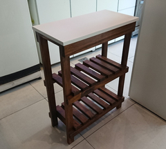 Mesa Cocina Auxiliar 60x30 - 2 Estantes, TONALIZADA !!! en internet