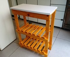 MESA AUXILIAR ARRIME 60x30 - 2 ESTANTES, TONALIZADA !! en internet