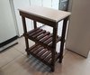 MESA AUXILIAR ARRIME 60x30 - 2 ESTANTES, TONALIZADA !!