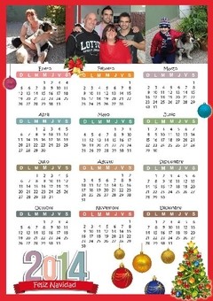Imán Calendario Navidad (FTIMAN0075)