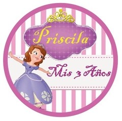 Stickers Princesa Sofia (STK0076)