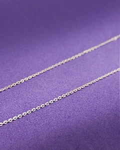 C 293 - Cadena de Plata 925 - Espejito diamantado - 45 cm
