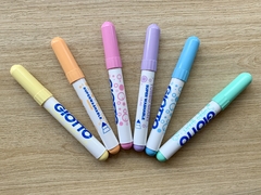 Marcadores Pastel 2-5mm x 6