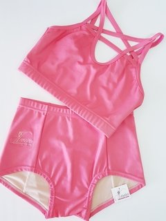 conjunto rosa engomado