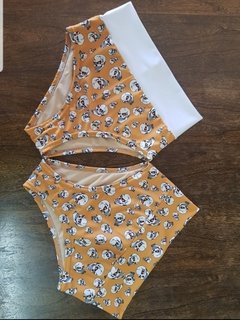Culotte calaveras ocre