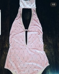 Body Rosa Velvet con Pidras