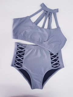 conjunto deportivo liso, gris perla. - comprar online