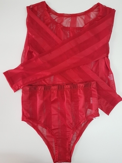 Conjunto exotic, tull rojo - tienda online
