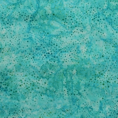 Batik ... Con puntos - turquesa