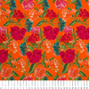 Floral Naranja... Impresión Digital