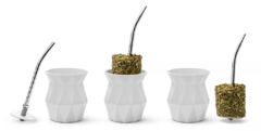 Mate PU con sistema vaciador - Cueros del Sur