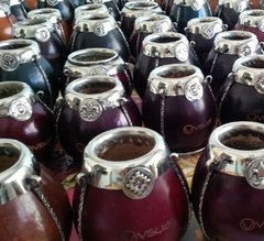 Mate con packaging de madera