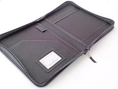 Carpeta de cuero con cierre en internet