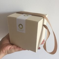 Mate de vidrio forrado en cuero en bag - comprar online