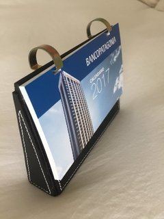 Calendario forrado en cuero vacuno - tienda online