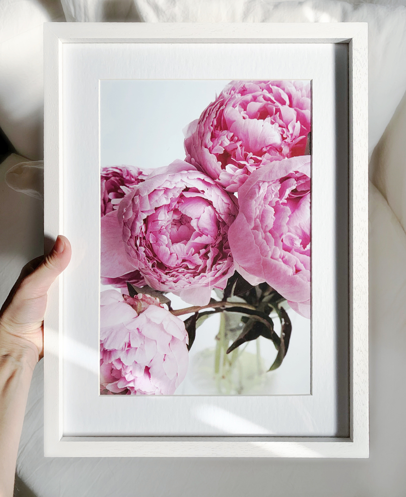 Cuadro Peonias Rosas (30 x 40 cmts) - Aggiorno Deco