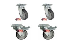 RUEDAS DE PVC 75MM GIRATORIAS