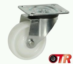 Rueda 75mm Giratoria Nylon