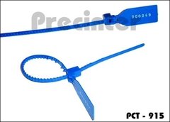 Precinto plástico ajustable, de banda dentada y doble traba de cierre, 285mm x 3,5mm
