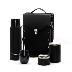 Set de Mate - ALL BLACK Vidrio Lumilagro