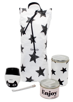 Juego de latas y mate en bolsita de Tyvek - ENJOY