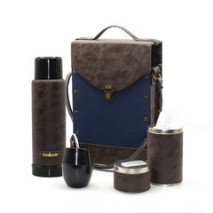 Set de Mate - ROYAL BLUE Vidrio Lumilagro