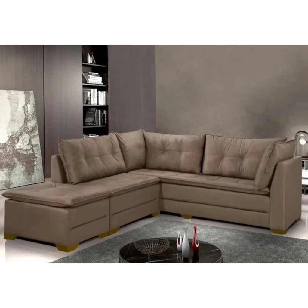 Conjunto Sofá 3x2 Lug 440 JAM Móveis