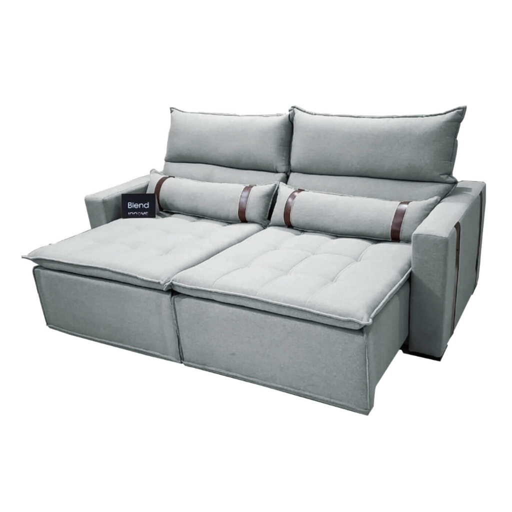 Sofá Retrátil Reclinável Blend JAM Móveis